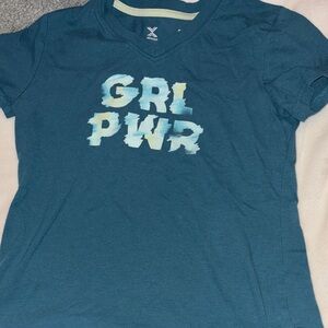 Xersion Blue Quick-Dri Tee